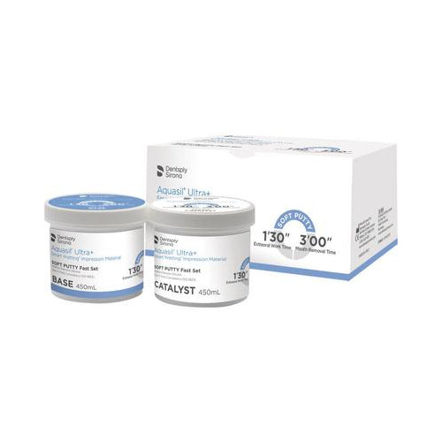 Dentsply 678620 Aquasil Ultra+ Soft Putty Fast Set 2/Pk 450 mL Dentsply 678620 Aquasil Ultra+ Soft Putty Fast Set 2/Pk 450 mL